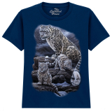 The Coloured House Kinder T-Shirt "Snow Leopards Family"