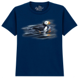 The Coloured House Kinder T-Shirt "Swimming Puffin"
