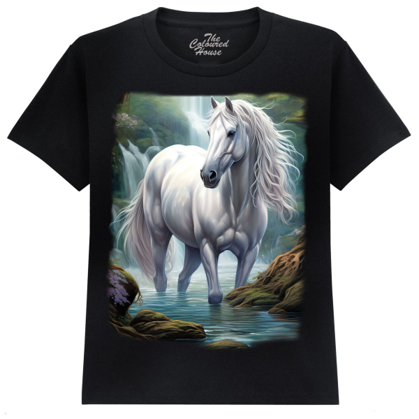 The Coloured House Kinder T-Shirt "Mystic White Horse"