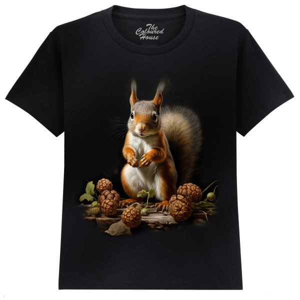 The Coloured House Kinder T-Shirt "Squirrel In The Woods"