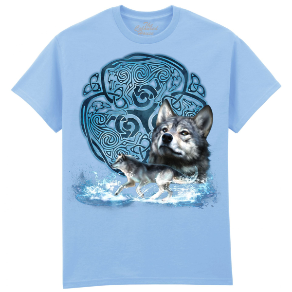 The Coloured House Erwachsenen T-Shirt "Celtic Wolf"