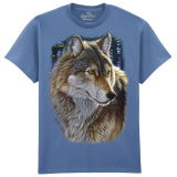 The Coloured House Erwachsenen T-Shirt "Evening Wolf...