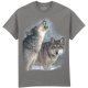 The Coloured House Erwachsenen T-Shirt "Snowfall Wolves"