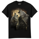 The Coloured House Erwachsenen T-Shirt "Wolf Trinity"