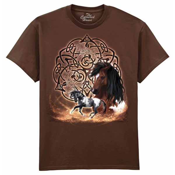 The Coloured House Erwachsenen T-Shirt "Celtic Horse"