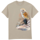 The Coloured House Erwachsenen T-Shirt "Winter Glow Barn Owl"