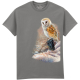 The Coloured House Erwachsenen T-Shirt "Winter Glow Barn Owl"