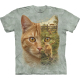 The Mountain Erwachsenen T-Shirt "Spirit Scape Orange Cat - Ginger"