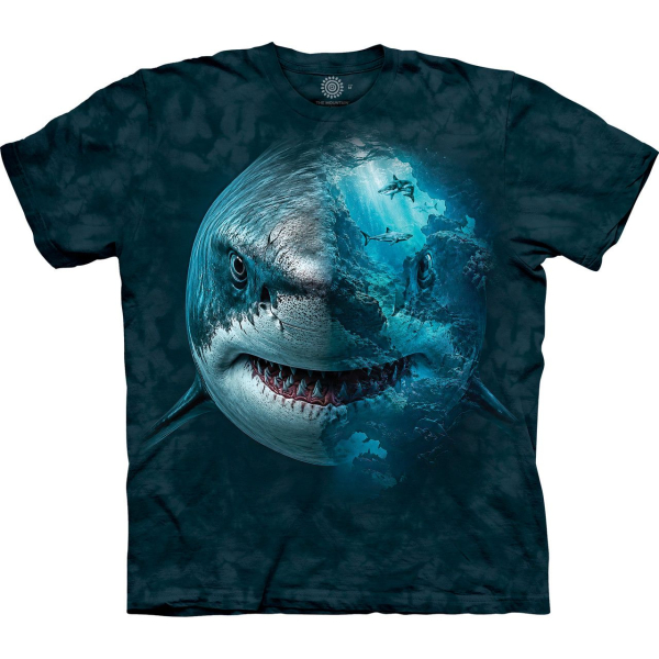 The Mountain Erwachsenen T-Shirt "Spirit Scape Great White - Shark"