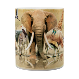 Kaffeetasse, Mug, Kaffebecher "African Reflection"