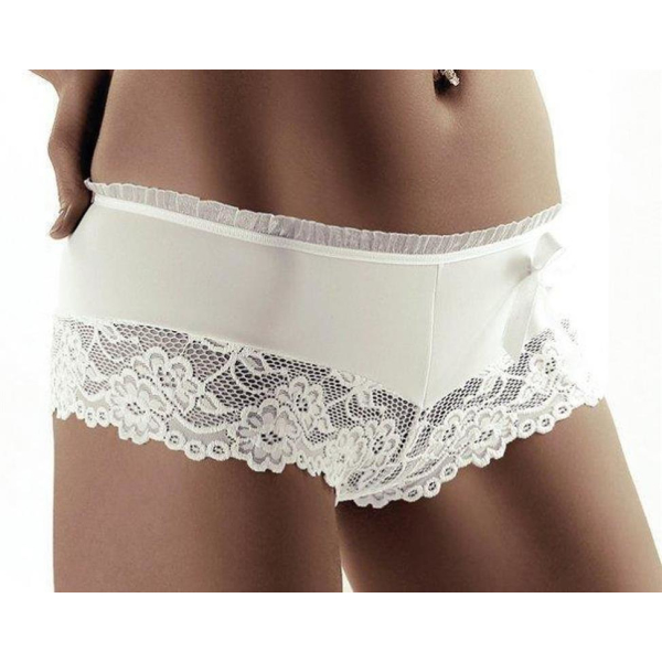 ROZA-Sisi Hochzeit Panty-Sisi XL/42 weiß