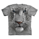 The Mountain Erwachsenen T-Shirt "White Tiger Face"