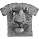 The Mountain Erwachsenen T-Shirt "White Tiger Face" S