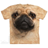 The Mountain Erwachsenen T-Shirt "Pug Face" L