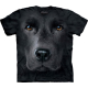 The Mountain Erwachsenen T-Shirt "Black Lab Face" 3XL