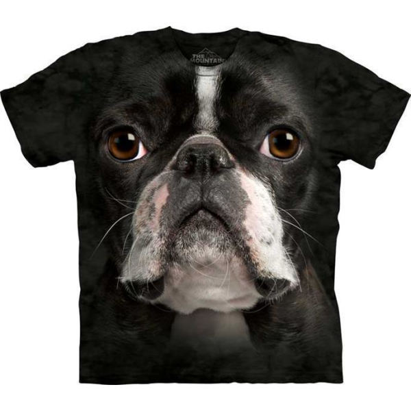  T-Shirt "Boston Terrier Face"