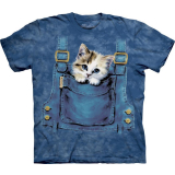  T-Shirt Kitty Overalls