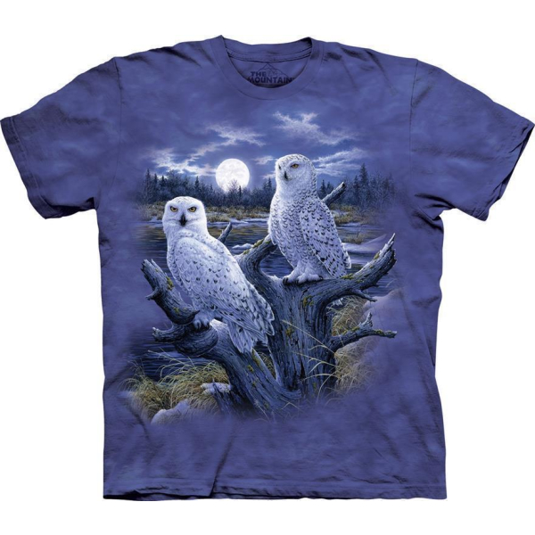 The Mountain Erwachsenen T-Shirt "Snowy Owls" M