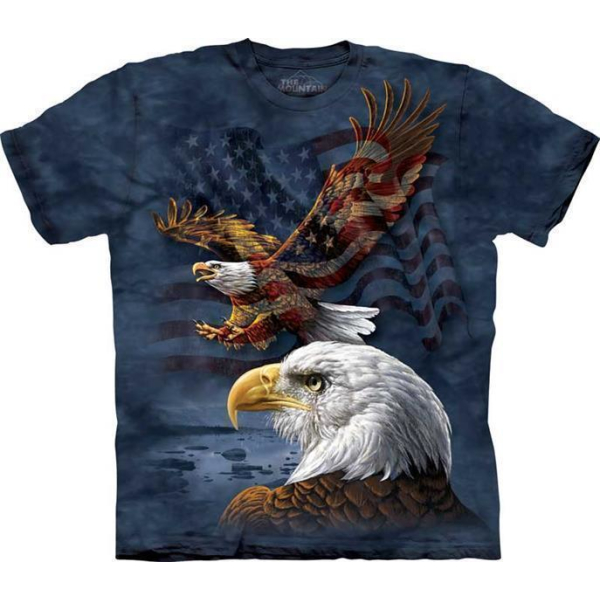  T-Shirt Eagle Flag Collage