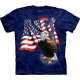 The Mountain Erwachsenen T-Shirt "Eagle Flag" L