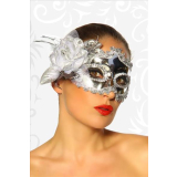 Wünderschöne Maske Modell "Venezia silber"