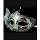 Wünderschöne Maske Modell "Venezia silber"
