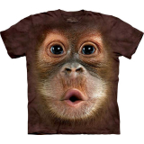 Kinder T-Shirt "Big Face Baby Orangutan"