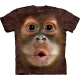 Kinder T-Shirt "Big Face Baby Orangutan" XL - 164/176