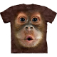 The Mountain Erwachsenen T-Shirt "Big Face Baby Orangutan" 2XL