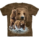The Mountain Erwachsenen T-Shirt "Find 10 Brown Bears" S