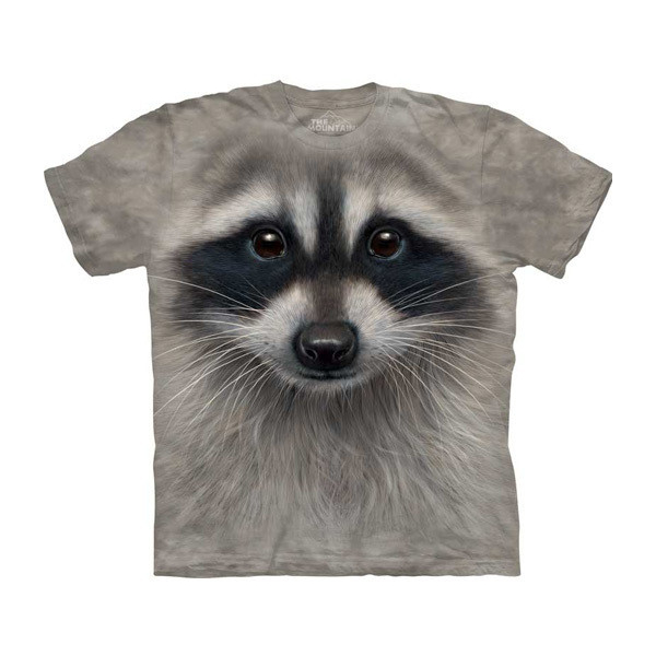 The Mountain Kinder T-Shirt "Raccoon Face"