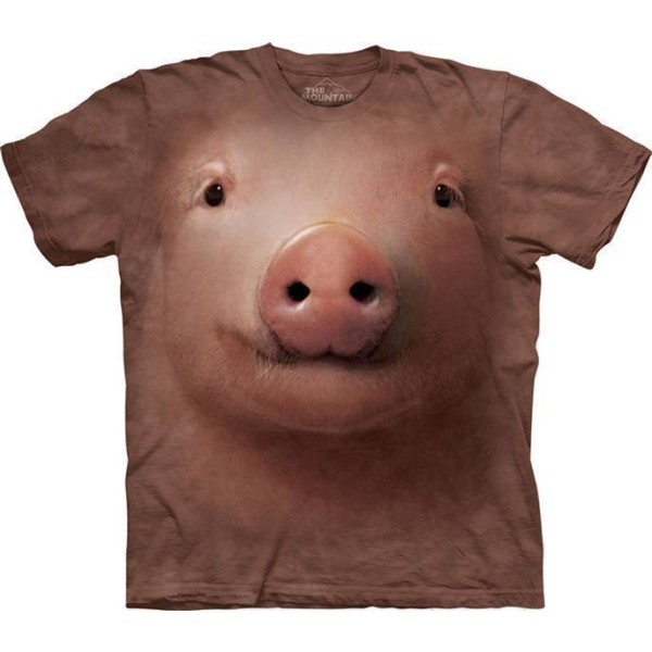 The Mountain Erwachsenen T-Shirt "Pig Face"