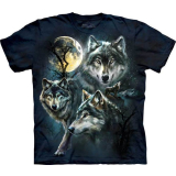 The Mountain Erwachsenen T-Shirt "Moon Wolves...