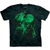  T-Shirt Glow Wolf Moon
