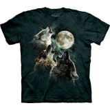  T-Shirt Three Wolf Moon L
