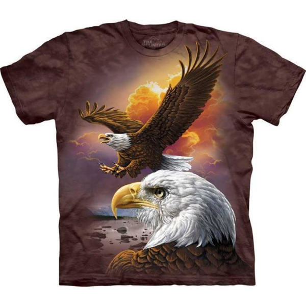 The Mountain Erwachsenen T-Shirt "Eagle & Clouds" S