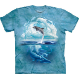 The Mountain Kinder T-Shirt "Dolphin Sky" S -...