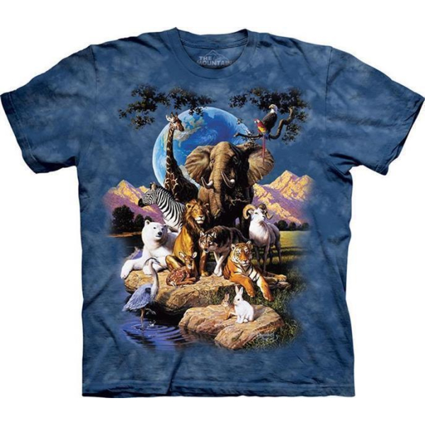 The Mountain Kinder T-Shirt "World of Animals" S - 104/122