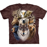  T-Shirt Northern Wildlife Collage