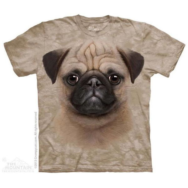  Kinder T-Shirt Pug Puppy
