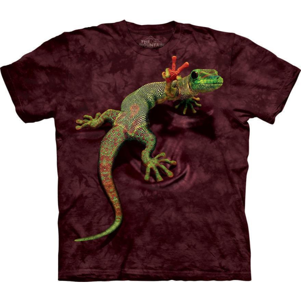 The Mountain Kinder T-Shirt "Peace Out Gecko" M