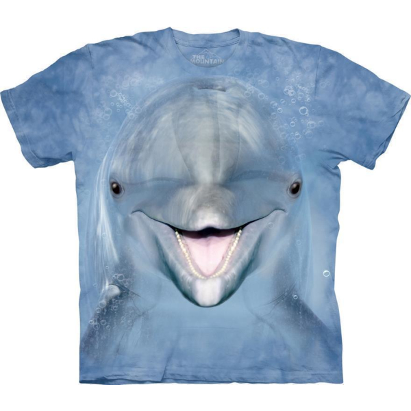 The Mountain Erwachsenen T-Shirt "Dolphin Face" 5XL