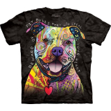 The Mountain T-Shirt "Beware of Pit Bulls"