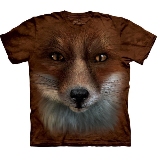 The Mountain Erwachsenen T-Shirt "Big Face Fox"  5XL