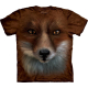 The Mountain Erwachsenen T-Shirt "Big Face Fox"  5XL