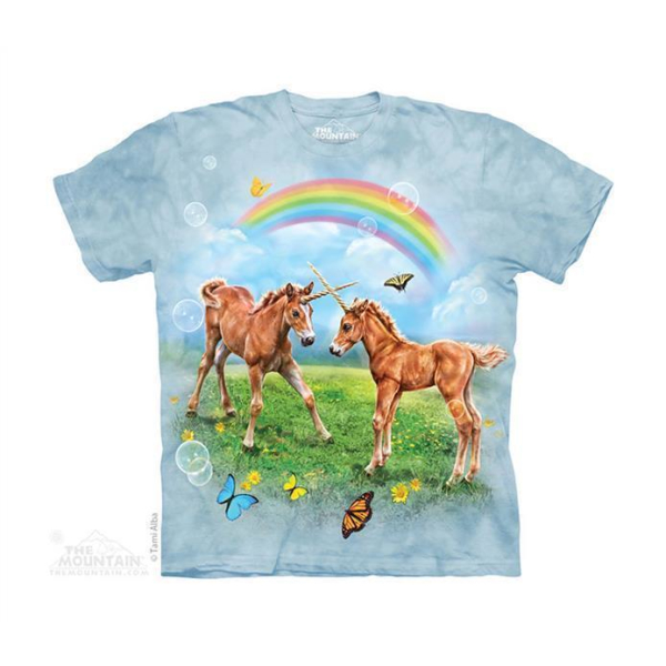 Kinder T-Shirt "Dueling Unicorn Twins" S - 104/122