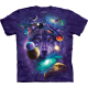 The Mountain Erwachsenen T-Shirt "Wolf of the Cosmos"