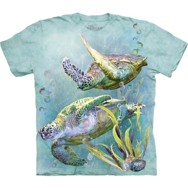 The Mountain Erwachsenen T-Shirt "Sea Turtles Swim"