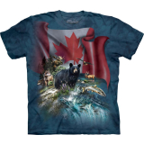 The Mountain Erwachsenen T-Shirt "Canada The...