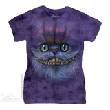  Damen T-Shirt "Big face Cheshire"